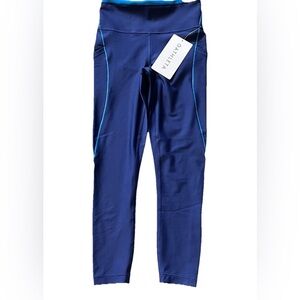 NWT Athleta INTERVAL STASH TIPPED 7/8TIGHT Leggings  XXS